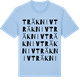 Blue Soul t-shirt med Träkniv ordlek t-shirt