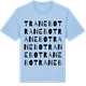 Blue Soul t-shirt med Tranebo ordlek t-shirt