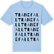 Blue Soul t-shirt med Tranefall ordlek t-shirt