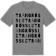 Mid Heather Gray t-shirt med Trangrössle ordlek t-shirt