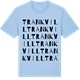 Blue Soul t-shirt med Trankvill ordlek t-shirt