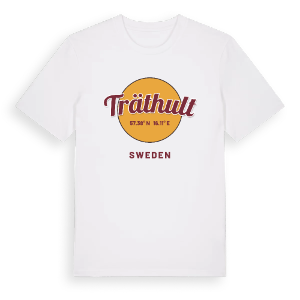 Träthult cirkel t-shirt – ekologisk bomull t-shirt från Pinshirt