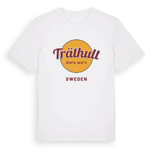 Träthult cirkel t-shirt – ekologisk bomull t-shirt från Pinshirt