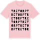 Pink Cotton t-shirt med Tretorp ordlek t-shirt