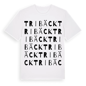 Tribäck ordlek t-shirt – ekologisk bomull t-shirt från Pinshirt