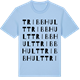 Blue Soul t-shirt med Tribbhult ordlek t-shirt