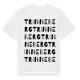 White t-shirt med Trinneberg ordlek t-shirt