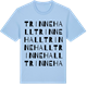 Blue Soul t-shirt med Trinnehall ordlek t-shirt