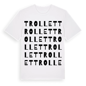 Trollet ordlek t-shirt – ekologisk bomull t-shirt från Pinshirt
