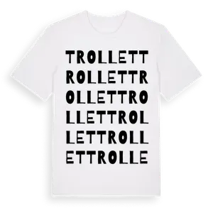 Trollet ordlek t-shirt – ekologisk bomull t-shirt från Pinshirt
