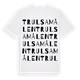 Trulsamålen ordlek t-shirt