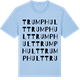 Blue Soul t-shirt med Trumphult ordlek t-shirt