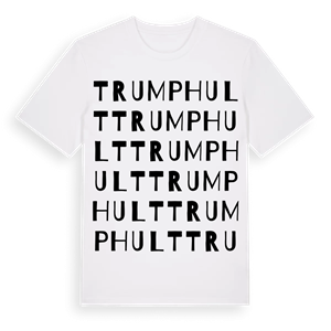 Trumphult ordlek t-shirt – ekologisk bomull t-shirt från Pinshirt