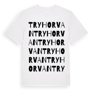 Tryhorvan ordlek t-shirt – ekologisk bomull t-shirt från Pinshirt