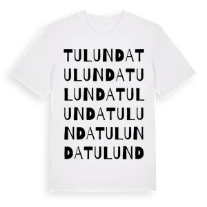 Tulunda ordlek t-shirt – ekologisk bomull t-shirt från Pinshirt