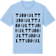 Blue Soul t-shirt med Tunhult ordlek t-shirt