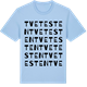 Blue Soul t-shirt med Tvetesten ordlek t-shirt