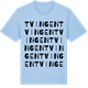 Blue Soul t-shirt med Tvingen ordlek t-shirt