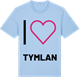 Blue Soul t-shirt med Jag älskar Tymlan t-shirt stort tryck