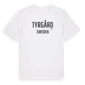 Tyrgård i Sverige t-shirt – ekologisk bomull t-shirt från Pinshirt