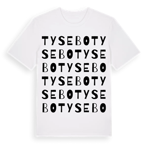 Tysebo ordlek t-shirt – ekologisk bomull t-shirt från Pinshirt