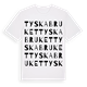 Tyska Bruket ordlek t-shirt