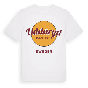 Uddaryd cirkel t-shirt – ekologisk bomull t-shirt från Pinshirt