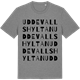 Mid Heather Gray t-shirt med Uddevallshyltan ordlek t-shirt