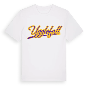 Ugglefall baseball t-shirt – ekologisk bomull t-shirt från Pinshirt