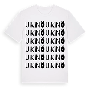 Uknö ordlek t-shirt – ekologisk bomull t-shirt från Pinshirt