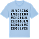Blue Soul t-shirt med Ulveberg ordlek t-shirt