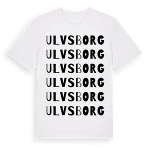 Ulvsborg ordlek t-shirt – ekologisk bomull t-shirt från Pinshirt