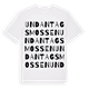 Undantagsmossen ordlek t-shirt