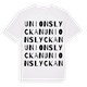 White t-shirt med Unionslyckan ordlek t-shirt