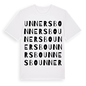 Unnersbo ordlek t-shirt – ekologisk bomull t-shirt från Pinshirt