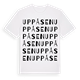 Uppåsen ordlek t-shirt