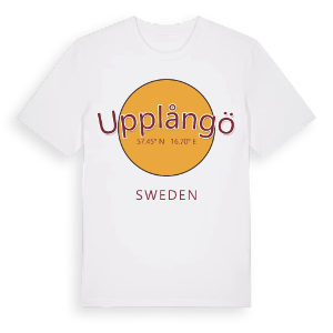 Upplångö cirkel t-shirt – ekologisk bomull t-shirt från Pinshirt