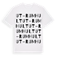 Ut-Rumhult ordlek t-shirt