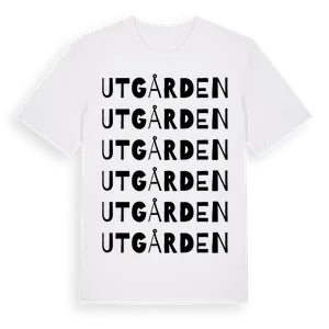 Utgården ordlek t-shirt – ekologisk bomull t-shirt från Pinshirt