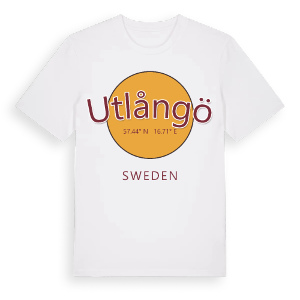 Utlångö cirkel t-shirt – ekologisk bomull t-shirt från Pinshirt
