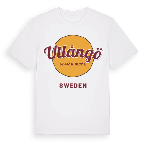 Utlångö cirkel t-shirt – ekologisk bomull t-shirt från Pinshirt