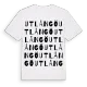 Utlångö ordlek t-shirt