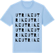 Blue Soul t-shirt med Utrike ordlek t-shirt
