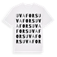 Uvafors ordlek t-shirt
