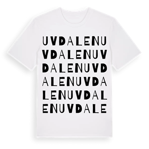 Uvdalen ordlek t-shirt – ekologisk bomull t-shirt från Pinshirt