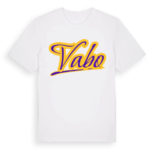 Vabo baseball t-shirt – ekologisk bomull t-shirt från Pinshirt