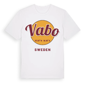 Vabo cirkel t-shirt – ekologisk bomull t-shirt från Pinshirt