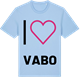 Blue Soul t-shirt med Jag älskar Vabo t-shirt stort tryck