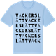 Blue Soul t-shirt med Vackerslätt ordlek t-shirt