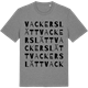 Mid Heather Gray t-shirt med Vackerslätt ordlek t-shirt